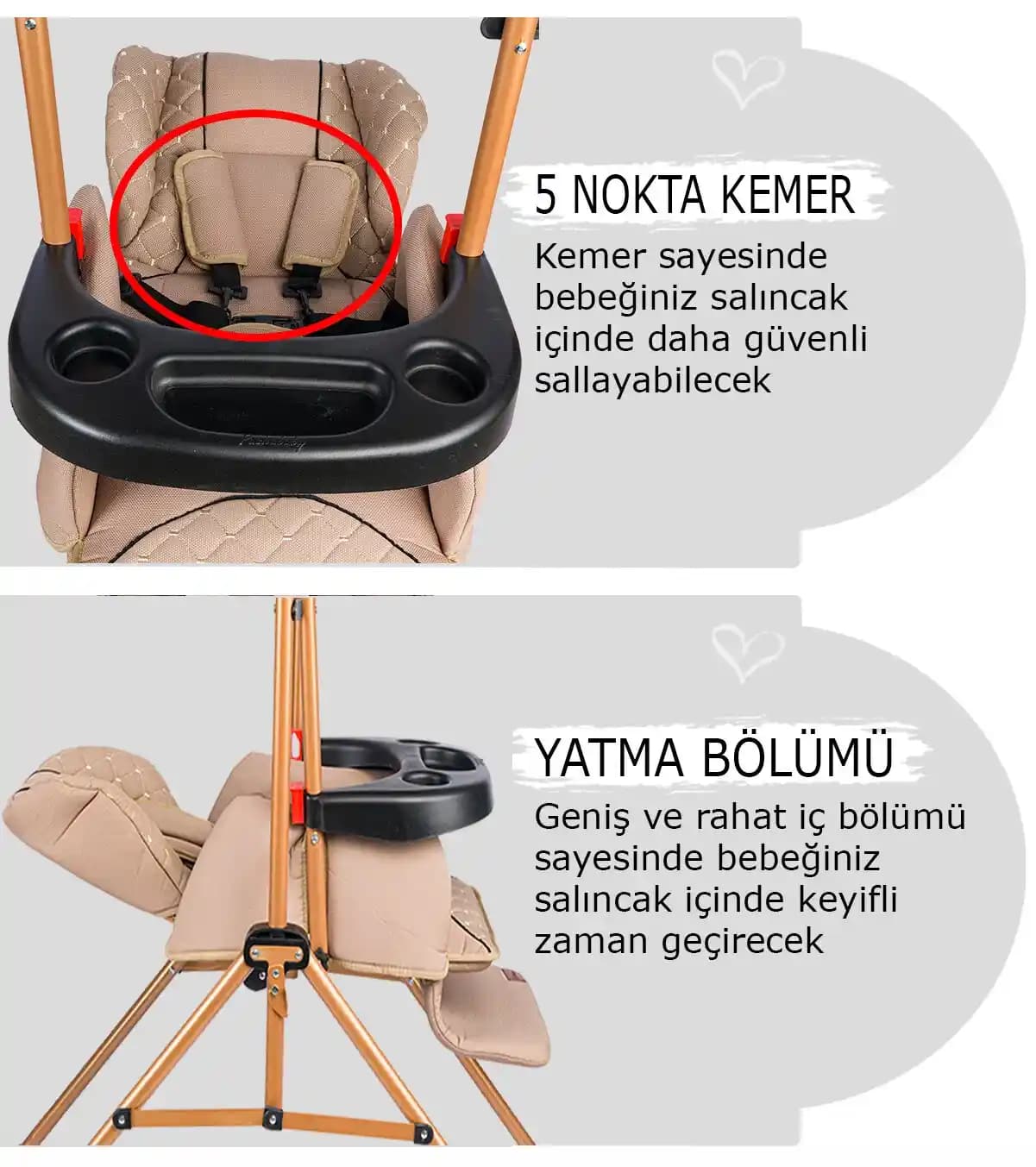 Bebekler İçin Güvenli ve Konforlu Salıncağın Seçimi ve Gelişim Üzerine Etkileri