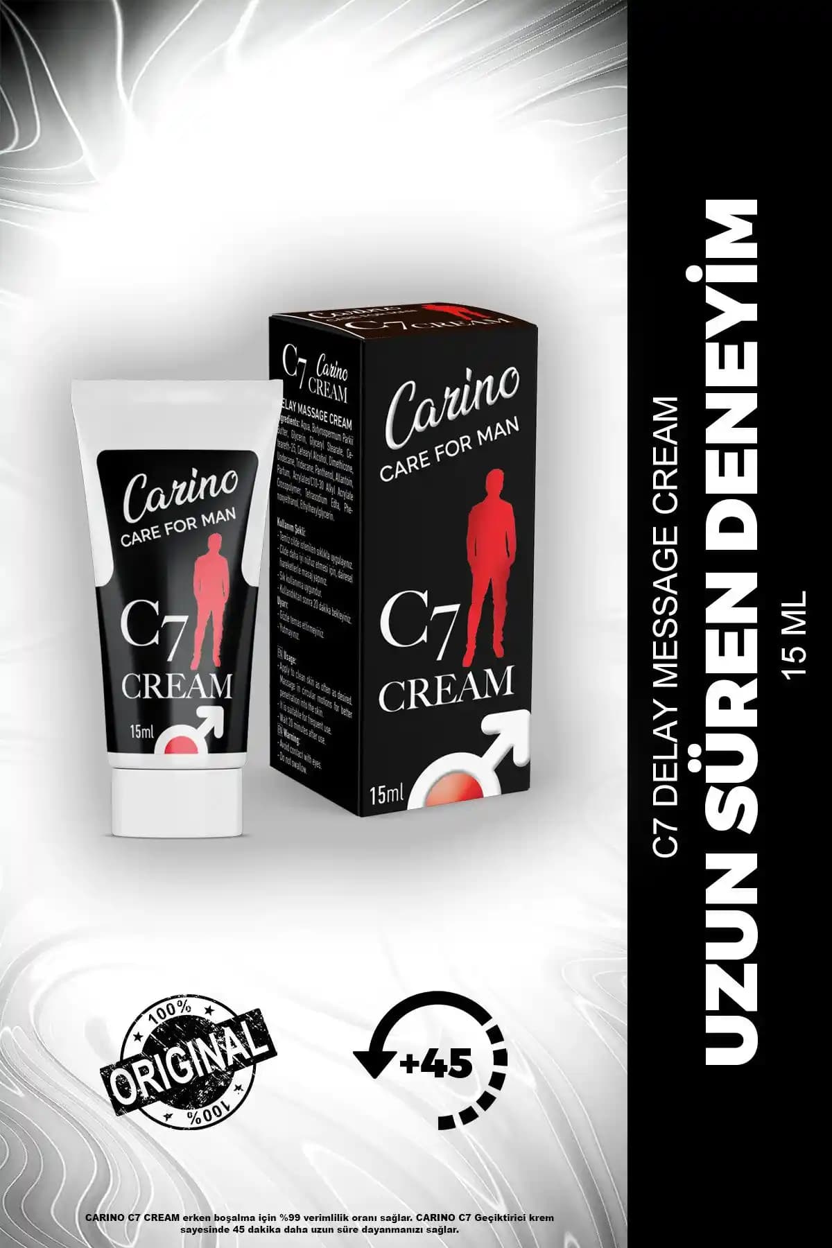 Carino C7 Erkek Kremi: Erkekler İçin Cilt Bakımında Yeni Bir Adım