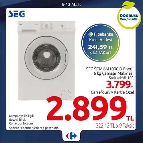 Carrefoursa Seg Çamaşır Makinesi Özellikleri ve Kullanım İpuçları Rehberi