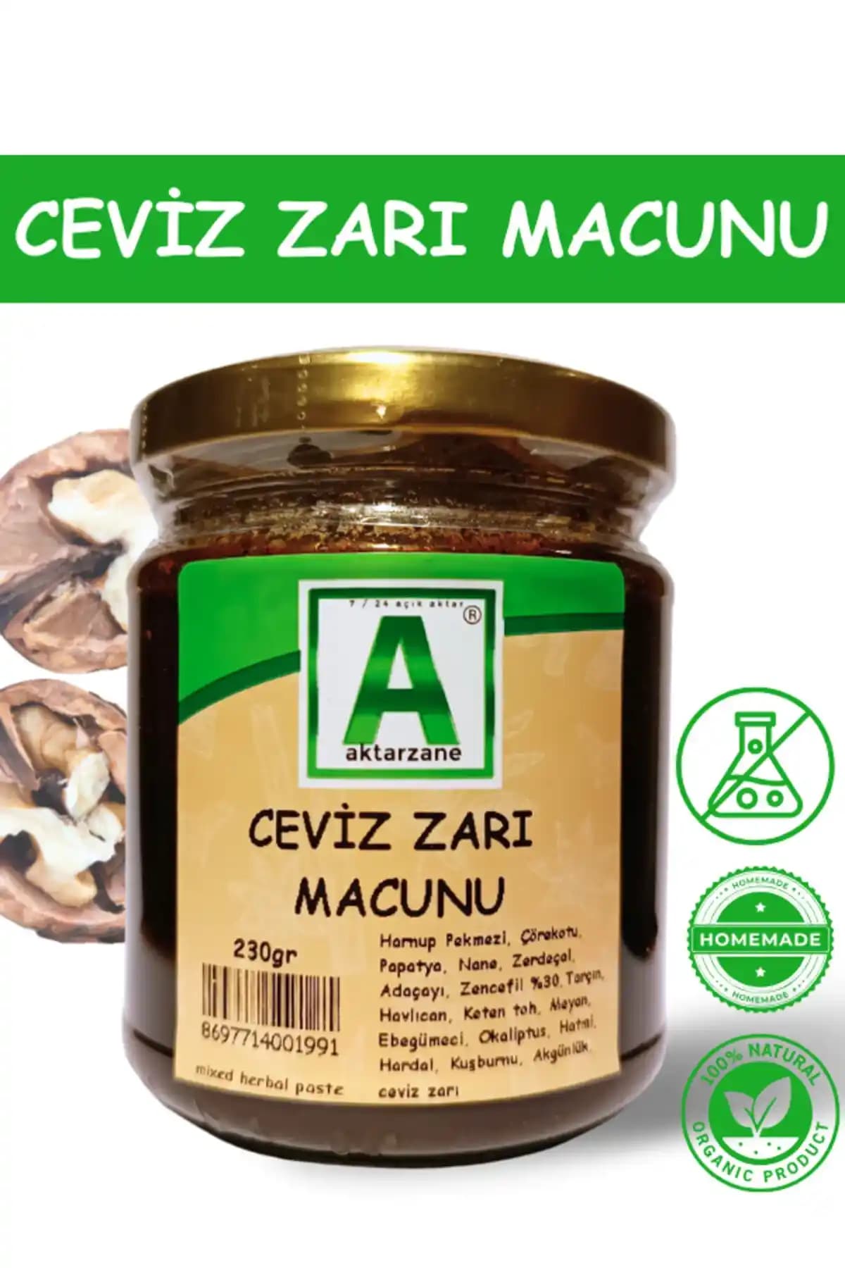 Ceviz Zarı Macunu ve Doğal Sağlıklı Ürünlerde Kullanım Alanları