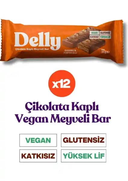 Çikolata Kaplı Bademli Meyve Barları: Sağlıklı ve Lezzetli Atıştırmalık Seçenekleri