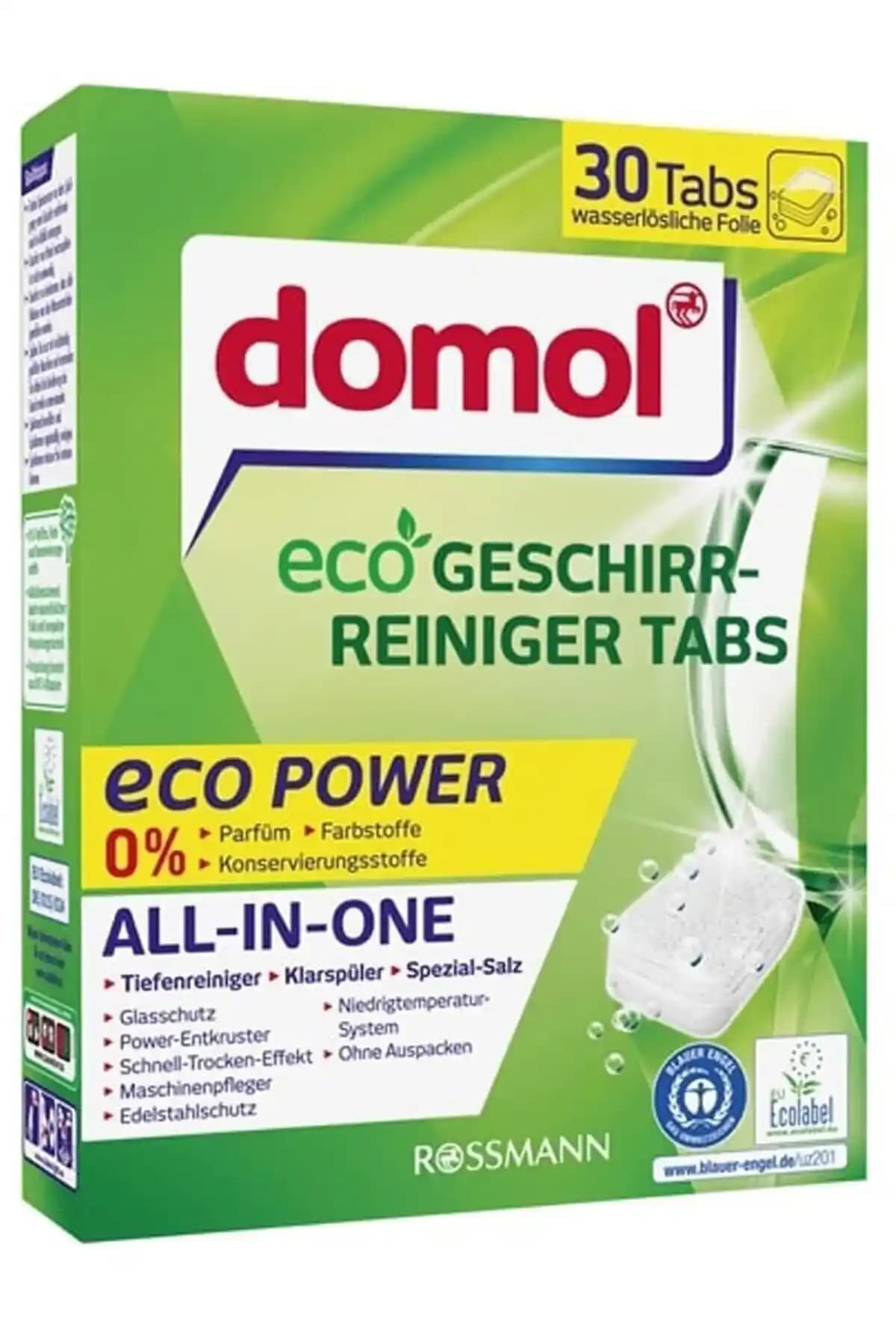 Domol Eco 30'lu Bulaşık Makinesi Tableti: Çevre Dostu ve Ekonomik Temizlik Çözümü