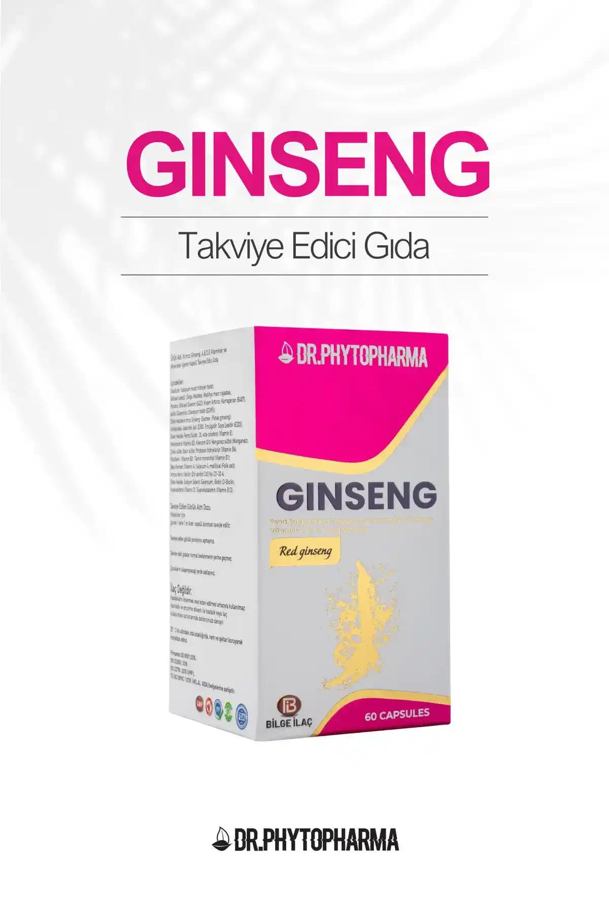 Dr. Phytopharma Ginseng Ürünü: Doğal Enerji ve Bağışıklık Güçlendirme Kaynağı
