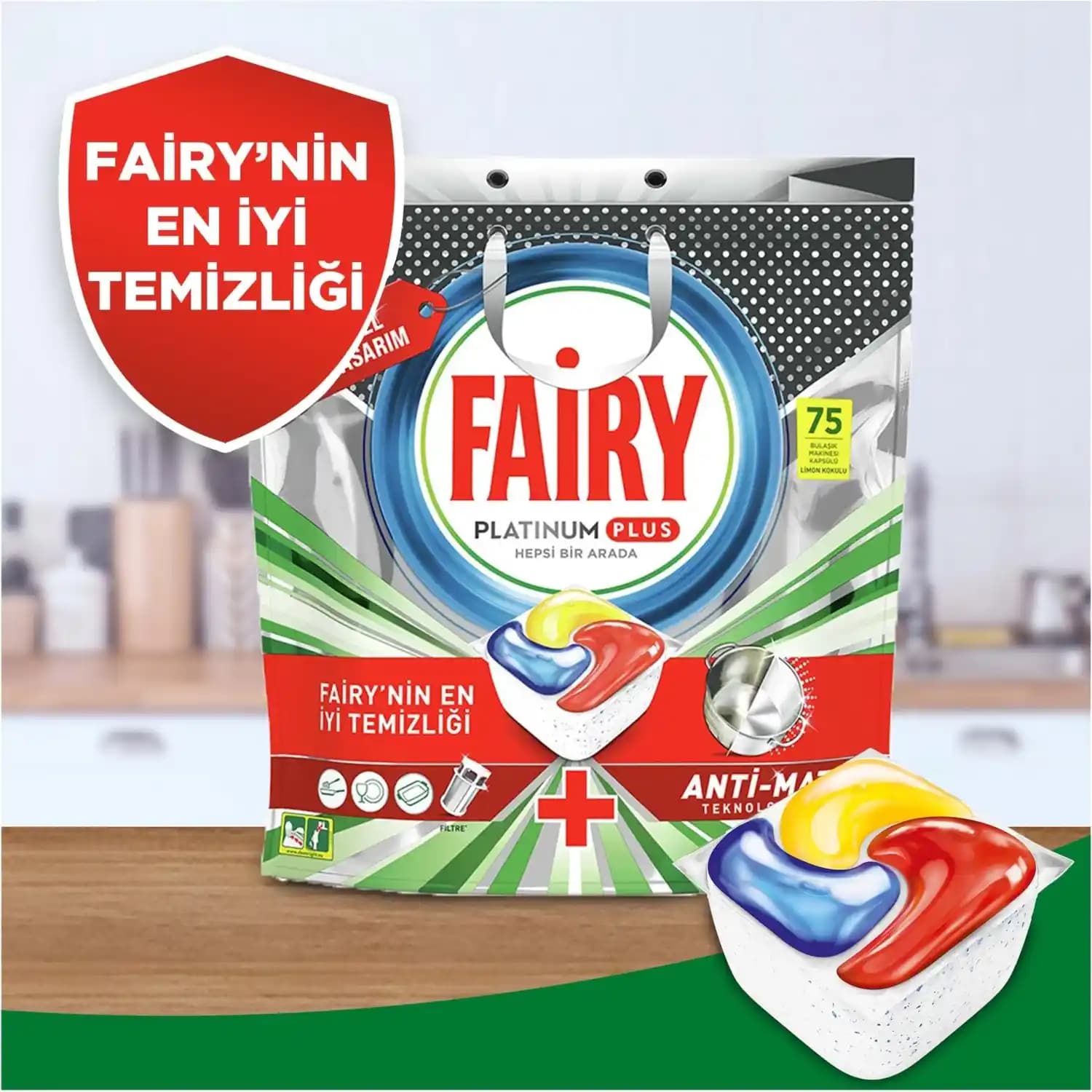 Fairy Platinum Plus 75 Yıkama Kapasiteli Bulaşık Makinesi Deterjanı İncelemesi ve Kullanım Avantajları