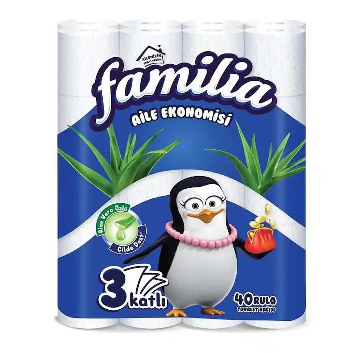 Familia 3 Katlı 40'lı Tuvalet Kağıdı: Ev ve İşyerleri İçin Güvenilir Hijyen Çözümü