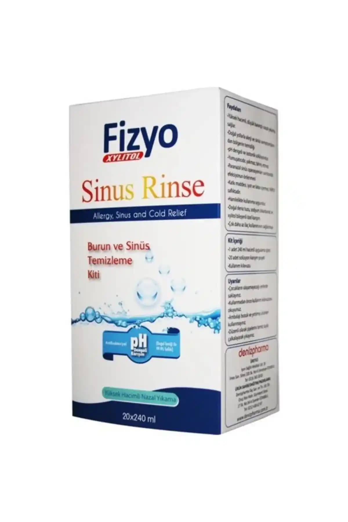 Fizyyo Sinus Rinse Burun ve Sinüs Temizleme Kiti: Sağlık ve Konfor İçin Pratik Çözüm