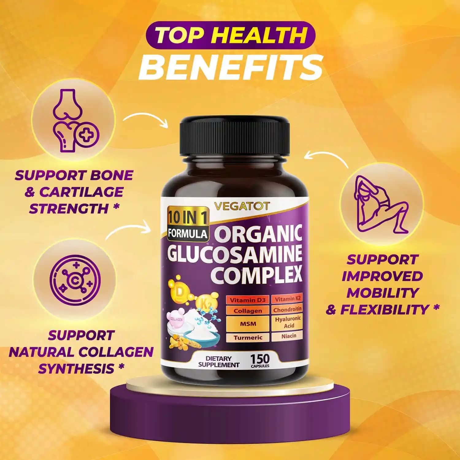 Glukozamin Kompleksi: Eklem Sağlığını Destekleyen Güncel Takviye Çözümünün Özellikleri ve Kullanım Rehberi