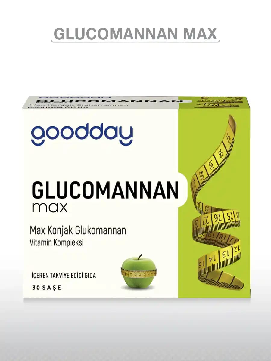 Goodday Glucomannan ile Doğal Destek: Kilo Kontrolü ve Sindirim Sağlığı İçin Güvenilir Seçenek