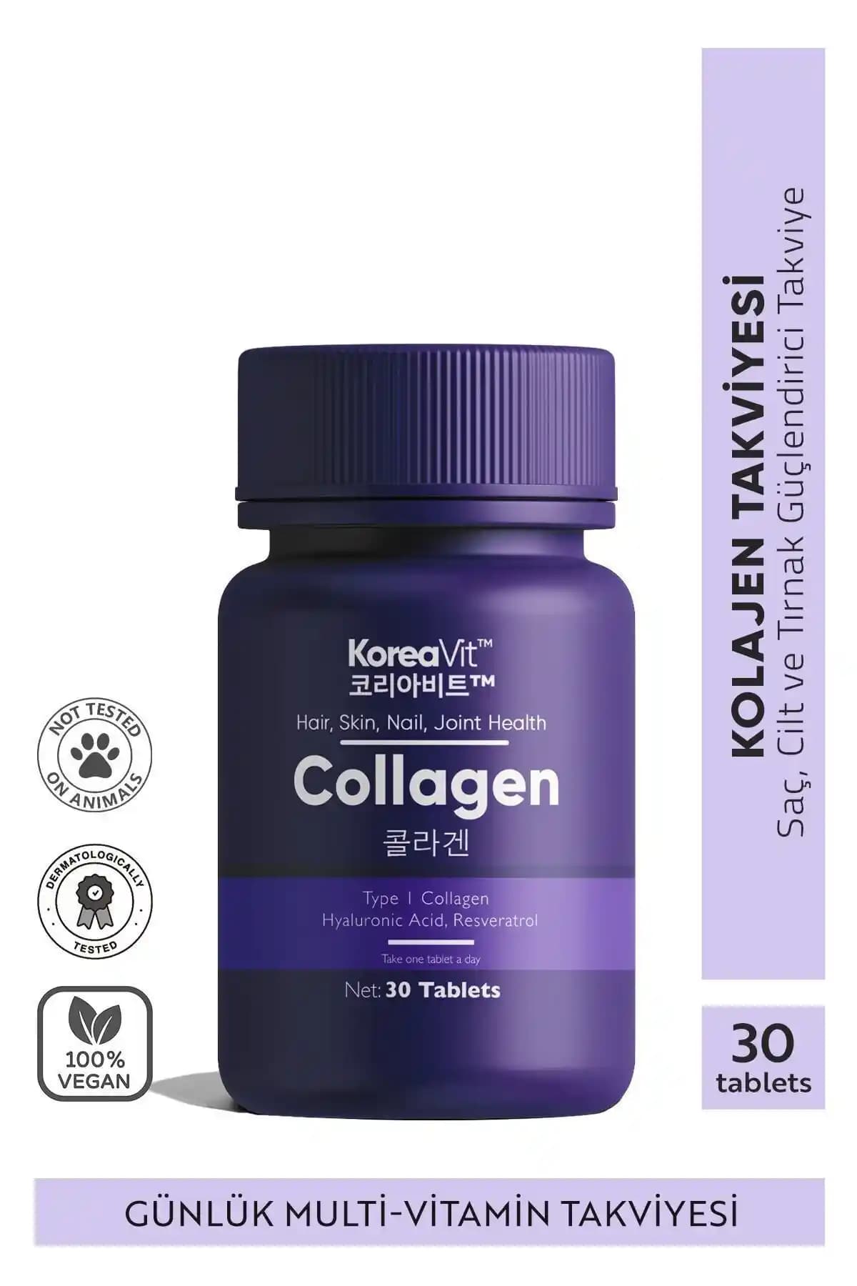 Koreavit Kolajen ile Cilt, Saç ve Tırnak Sağlığını Güçlendiren Takviye Ürünü