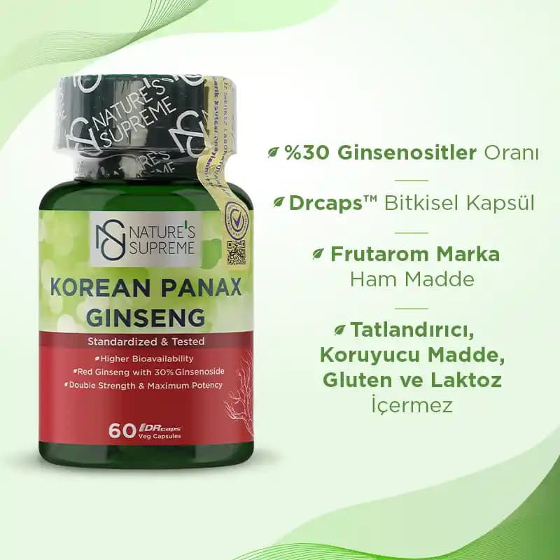 Nature's Supreme Ginseng ile Doğal Güç ve Sağlık Desteği Sunan Ürün İncelemesi