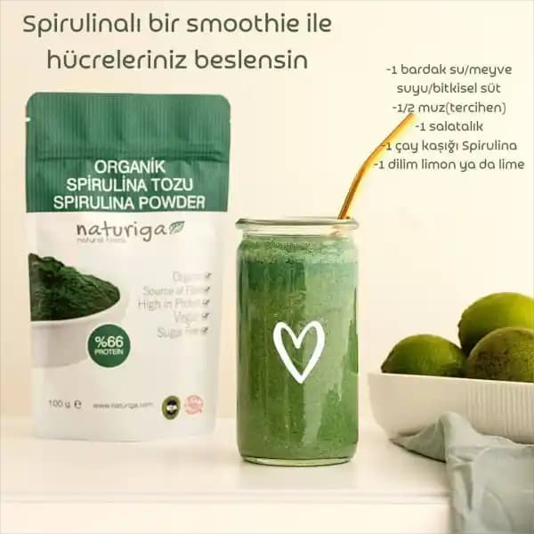 Naturiga Organik Spirulina Tozu: Sağlıklı Yaşam İçin Doğal ve Güvenilir Bir Takviye Ürünü