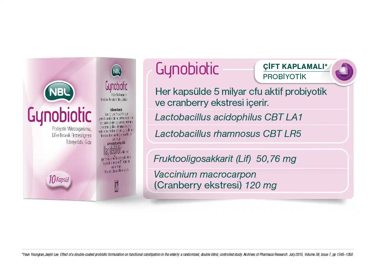 NBL Gynobiotic Kadın Sağlığını Destekleyen Probiyotik Çözüm ve Kullanım Alanları