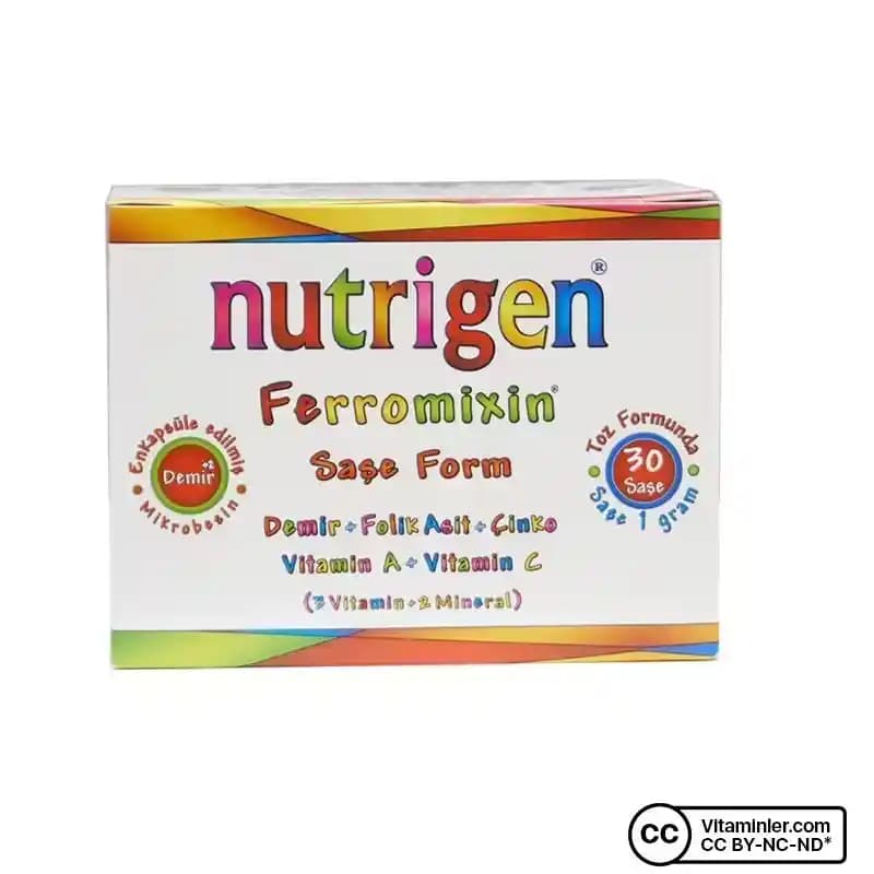 Nutritigen Ferromixin 30 Saşe Demir Takviyesi ile Sağlıklı Kan Değerleri Sağlama