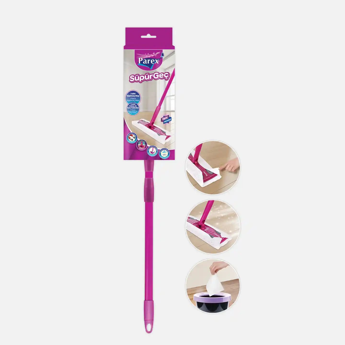 Parex Süpürgeç ile Günlük Temizlikte Dayanıklılık ve Kolaylık Sağlayan Çözüm