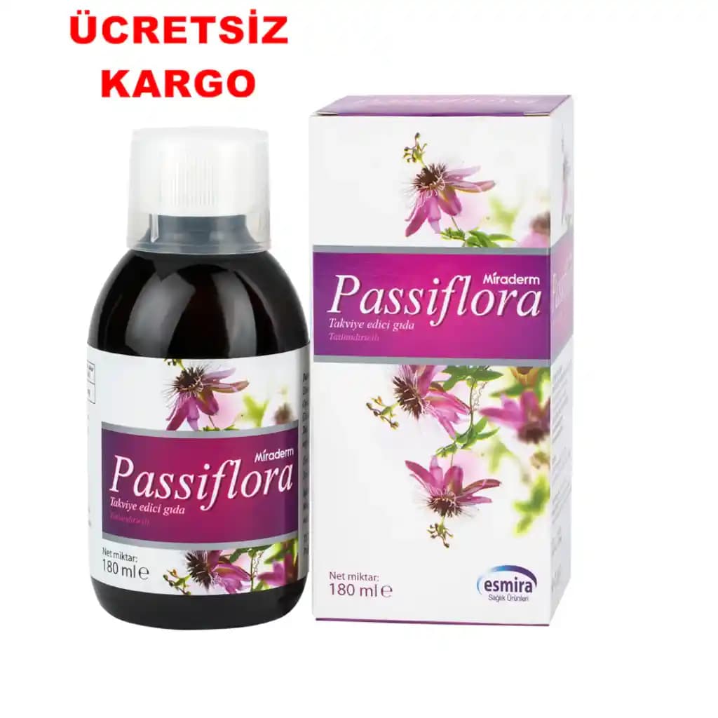 Passiflora 180 ml Şurup Doğal Uyku ve Rahatlama Destekleyici Bitkisel Takviye