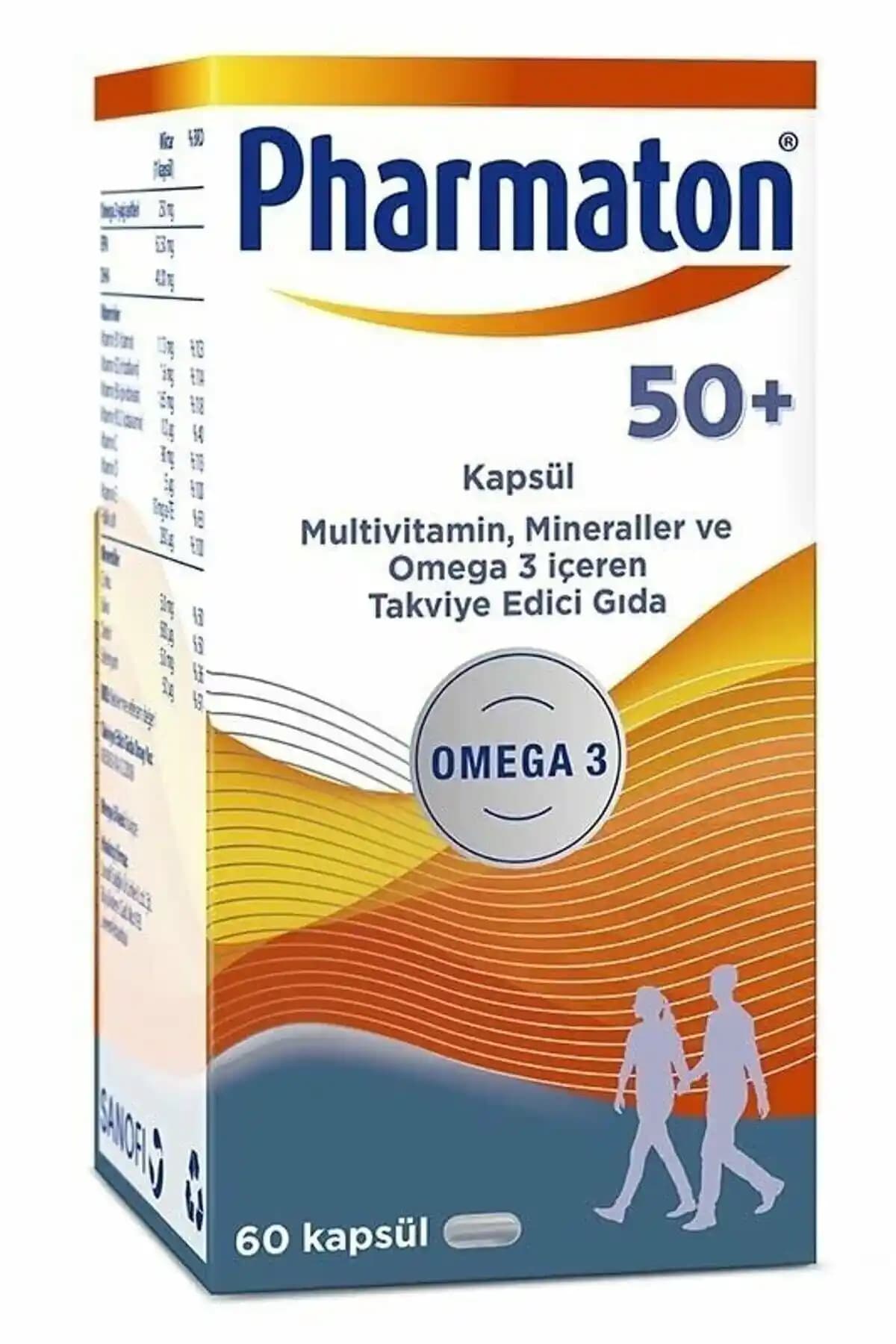 Pharmaton 50 Plus 60 Kapsül ile Yaşlılar İçin Bağışıklık ve Enerji Desteği