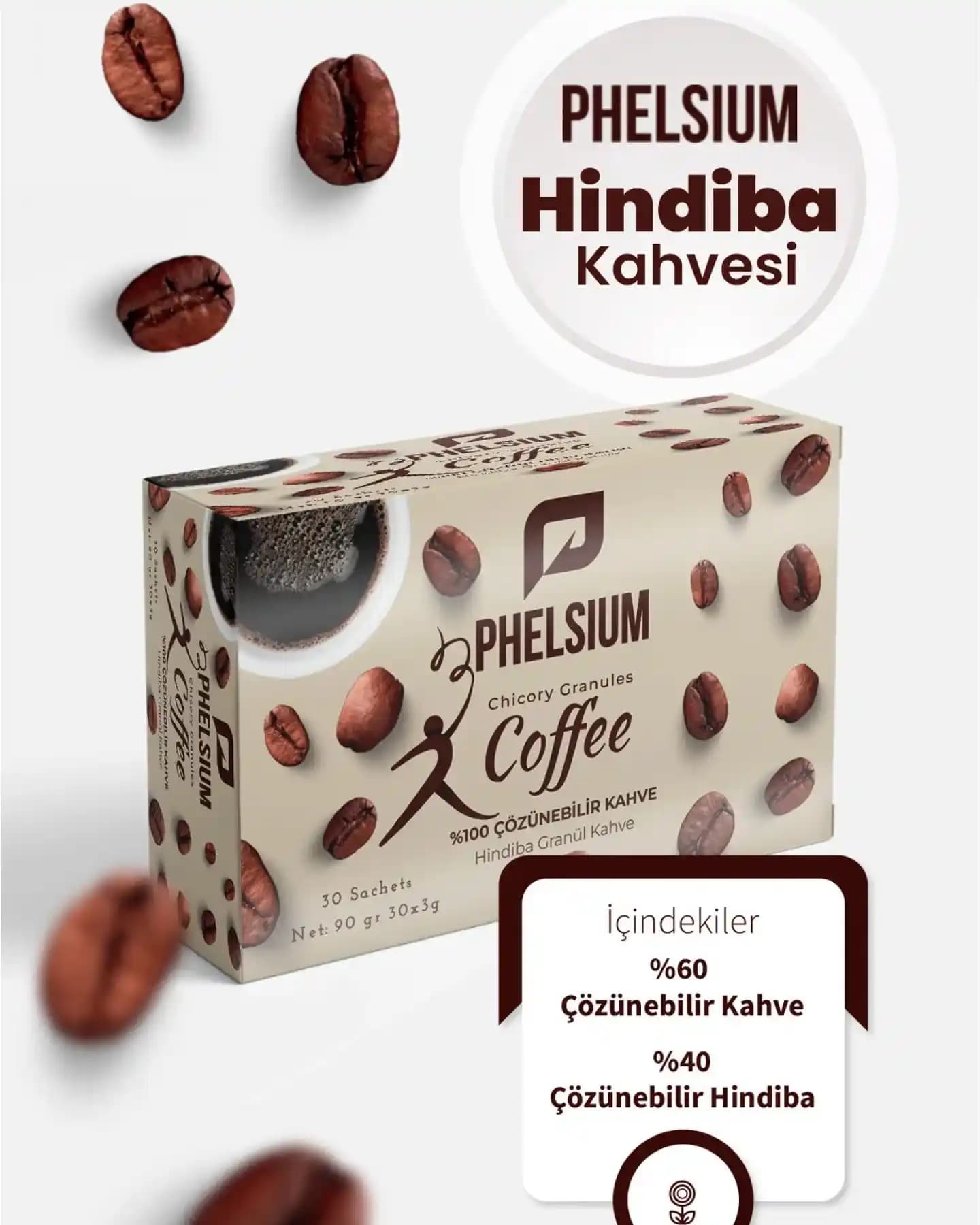 Phelsium Hindiba Detoks Kahve ile Sağlıklı Yaşam ve Sindirim Desteği