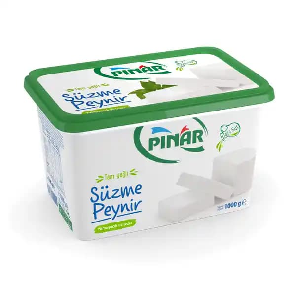 Pınar 1 Kg Süzme Peynir: Lezzetli ve Çok Yönlü Kullanım İmkanı Sunan Pratik Peynir Seçeneği