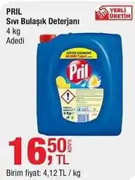 Pril 4 kg Bulaşık Yıkama ve Hijyen İçin Güvenilir Çözüm