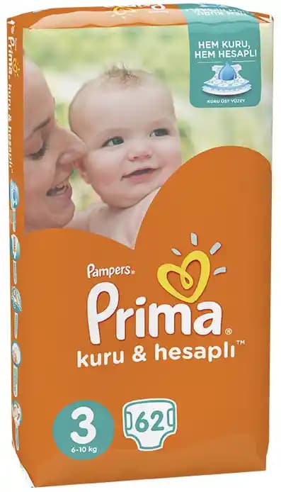 Prima Pampers 3 Bebek Bezi: Güvenilirlik ve Konfor Sunan Yüksek Emicilikli Ürün