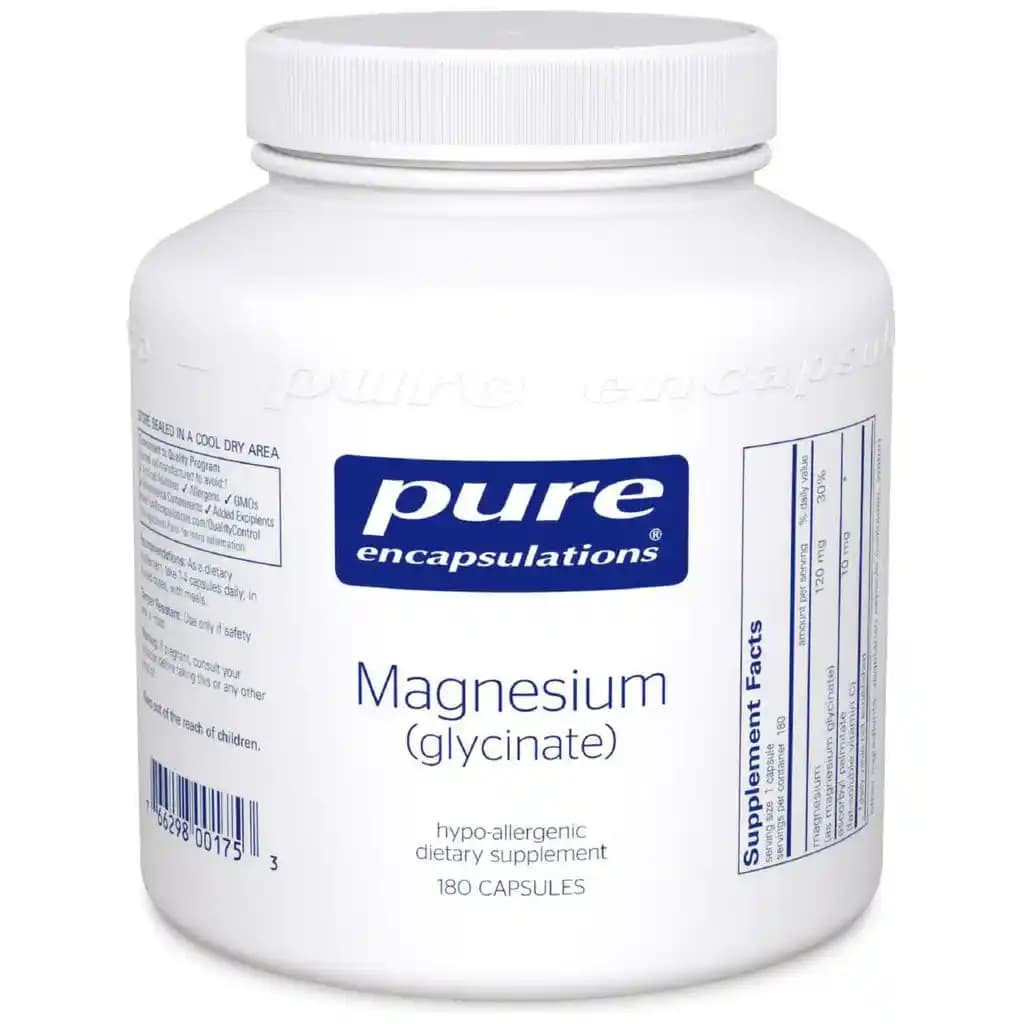 Pure Encapsulations Magnesium Glycinate: Yüksek Biyoyararlanımlı Güvenilir Takviye Seçeneği