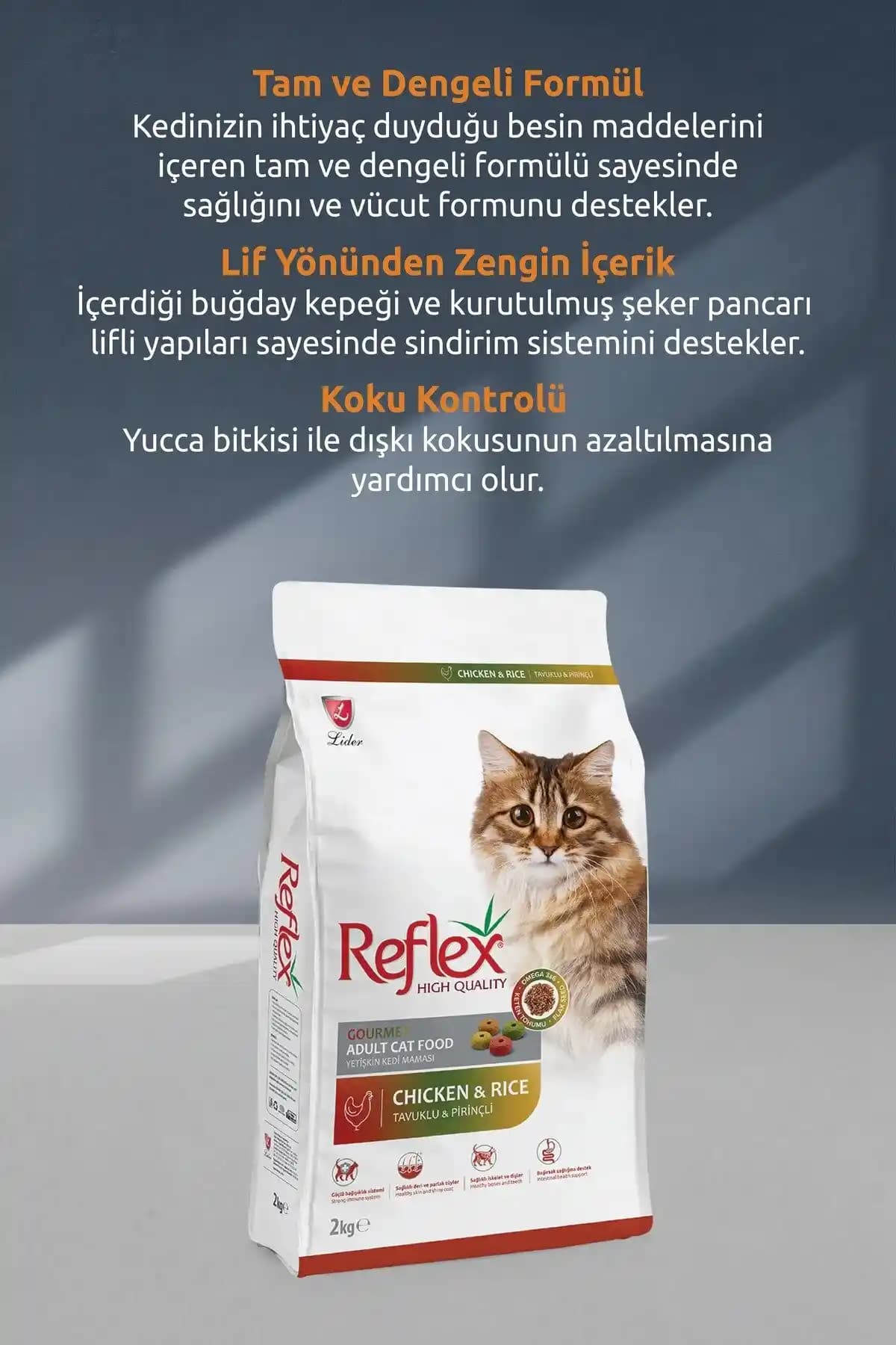 Reflex Marka 2 Kg Kedi Maması: Sağlıklı ve Dengeli Beslenme İçin Güvenilir Seçenekler