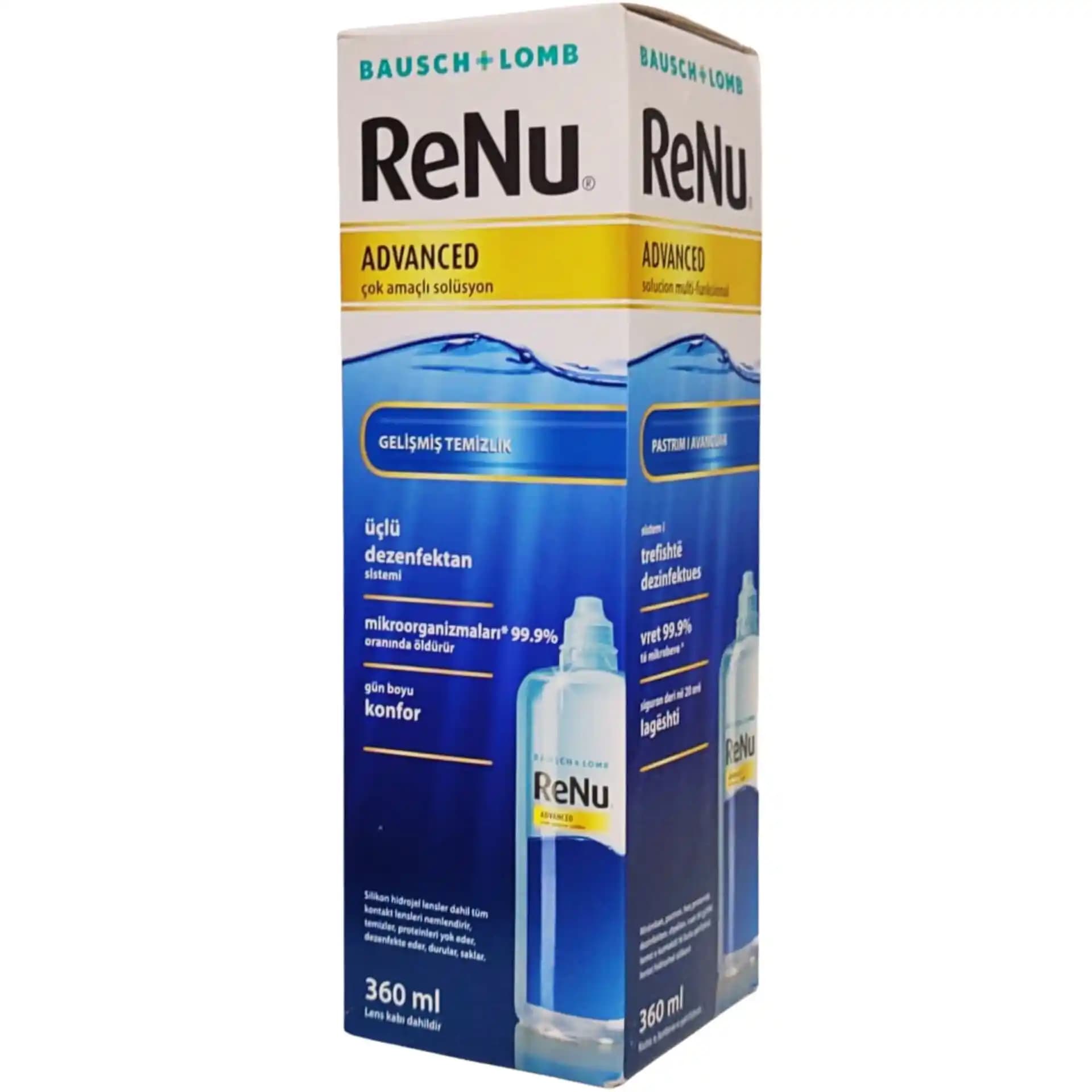 Renu 360 ml Lens Solüsyonu: Göz Sağlığını Koruyan Güvenilir Bakım Ürünü