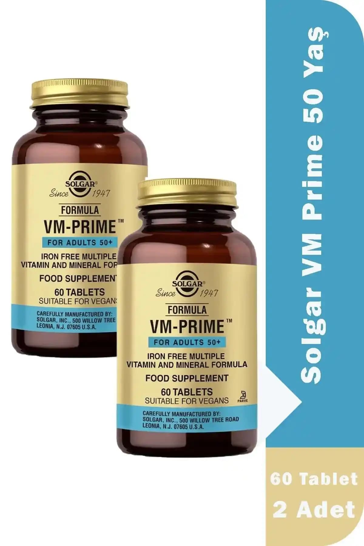 Solgar 50 Yaş Üstü Vitaminler ile Sağlıklı Yaşlanma ve Güçlü Bağışıklık