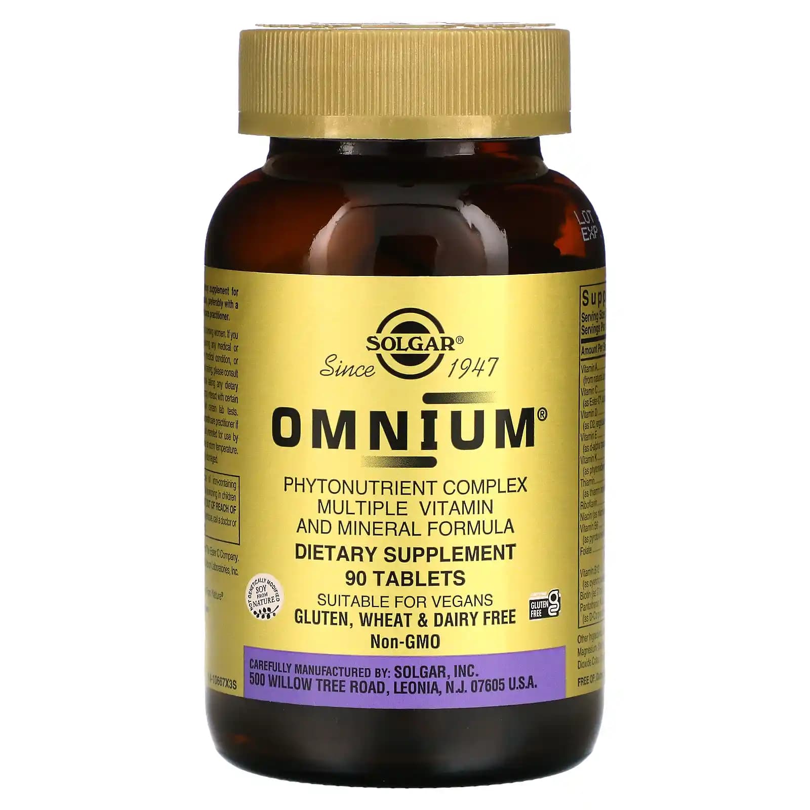 Solgar Omnium Günlük Vitamin ve Mineral Takviyesi: Güvenilir ve Kapsamlı Sağlık Desteği
