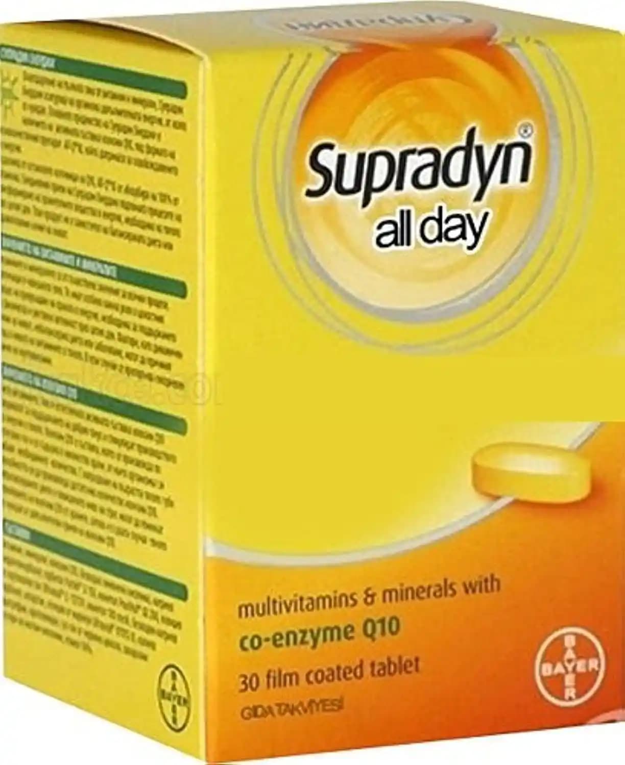 Supradyn All Day: Günlük Enerji ve Vitamin Takviyesi ile Sağlıklı Yaşam Destekleri