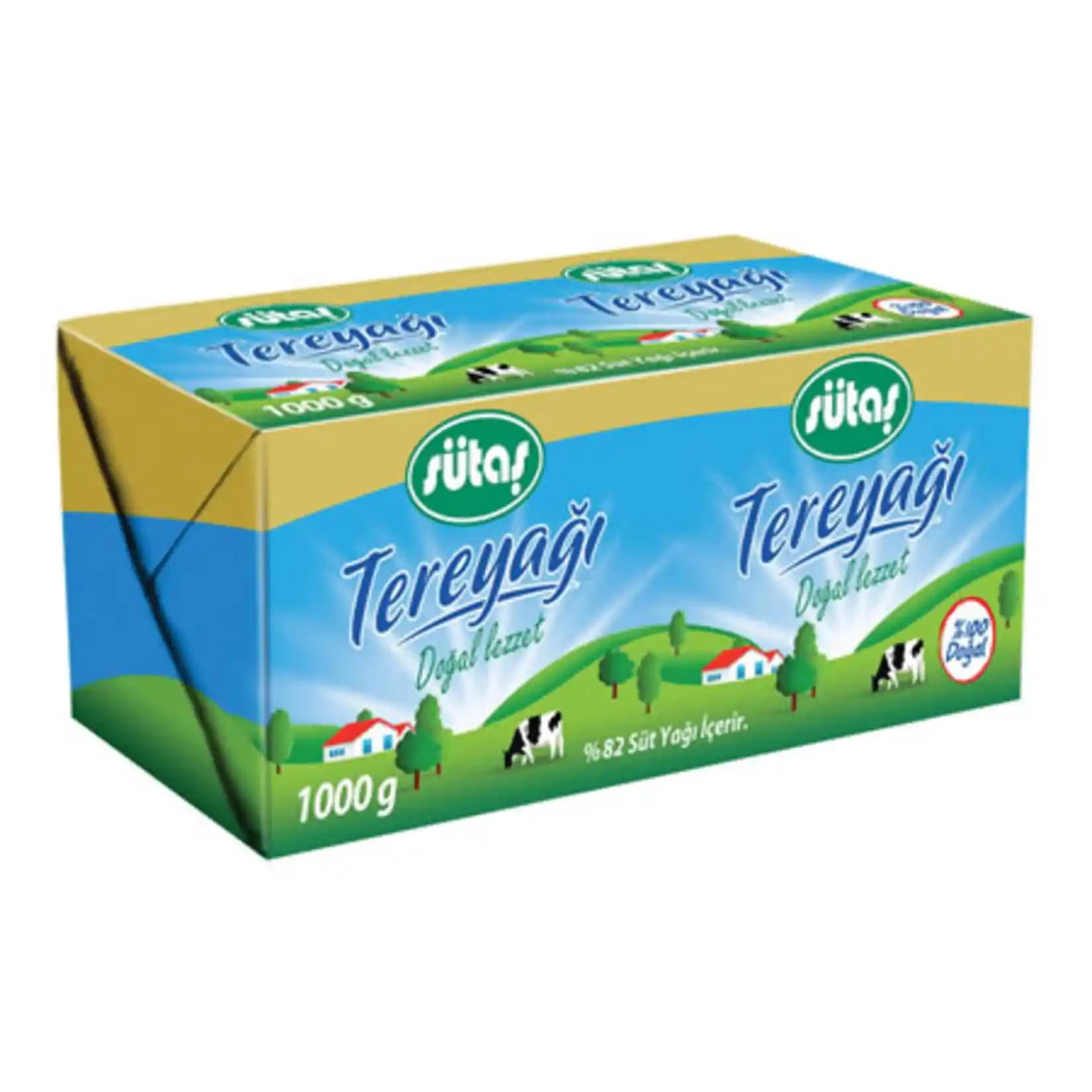 Sütaş 1 Kg Tereyağı: Doğal ve Katkısız Kaliteli Süt Ürünü