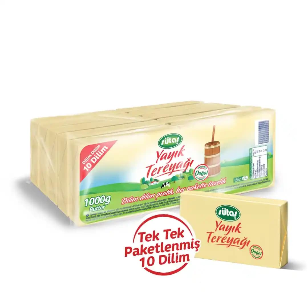 Sütaş Dilim Tereyağı: Pratik Kullanım ve Güvenilirlik ile Kahvaltı Keyfi