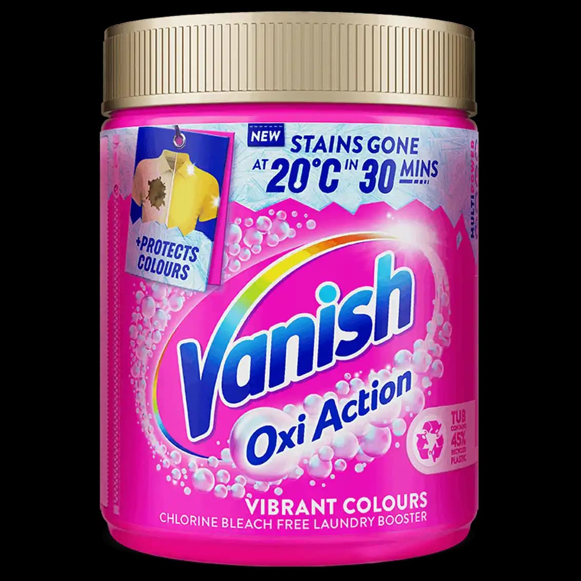 Vanish Oxi Action Multi Power ile Zor Lekeleri Etkili ve Güvenli Şekilde Çıkarın
