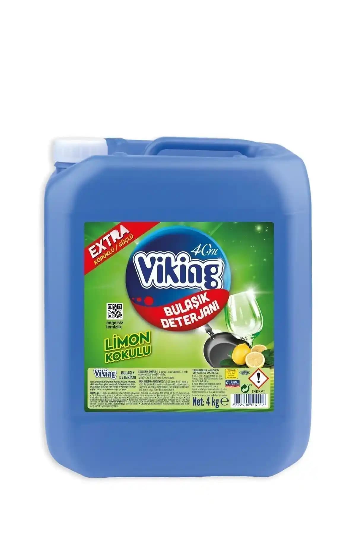 Viking 4 Kg Bulaşık Deterjanı: Güçlü Temizlik ve Ekonomik Kullanım İmkanı