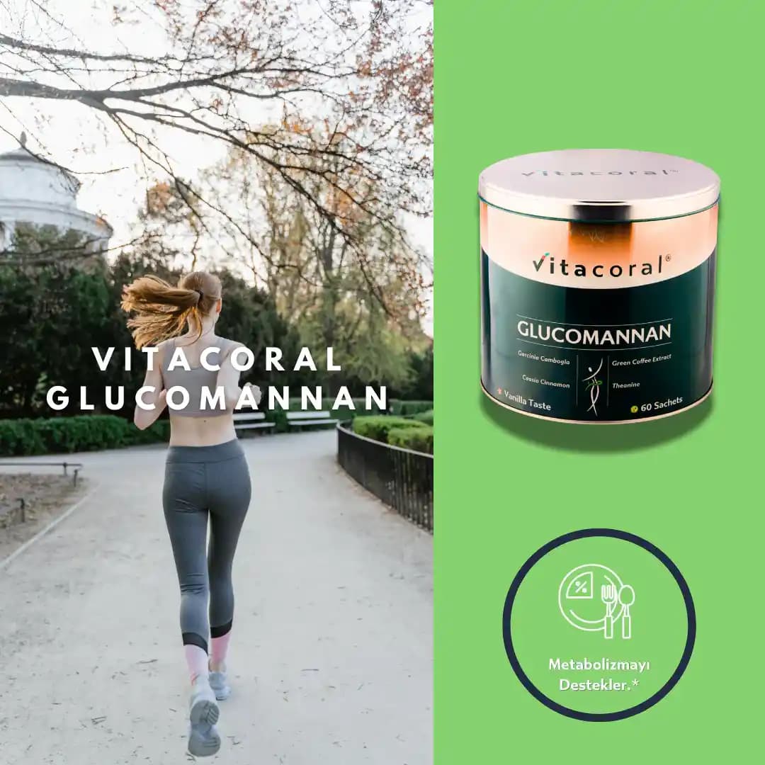 Vitacoral Gülokomannan ile Sağlıklı Kilo Kontrolü ve Doğal Lif Takviyesi
