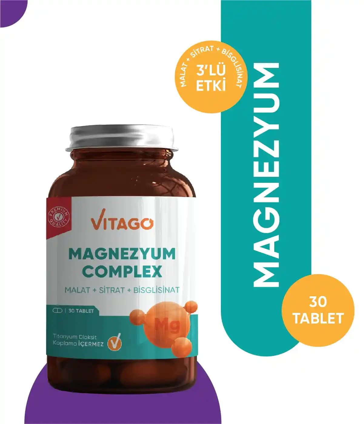 Vitago Magnezyum: Günlük Sağlık Destekçisi ve Kas-Sinir Fonksiyonlarını Güçlendiren Mineral Takviyesi