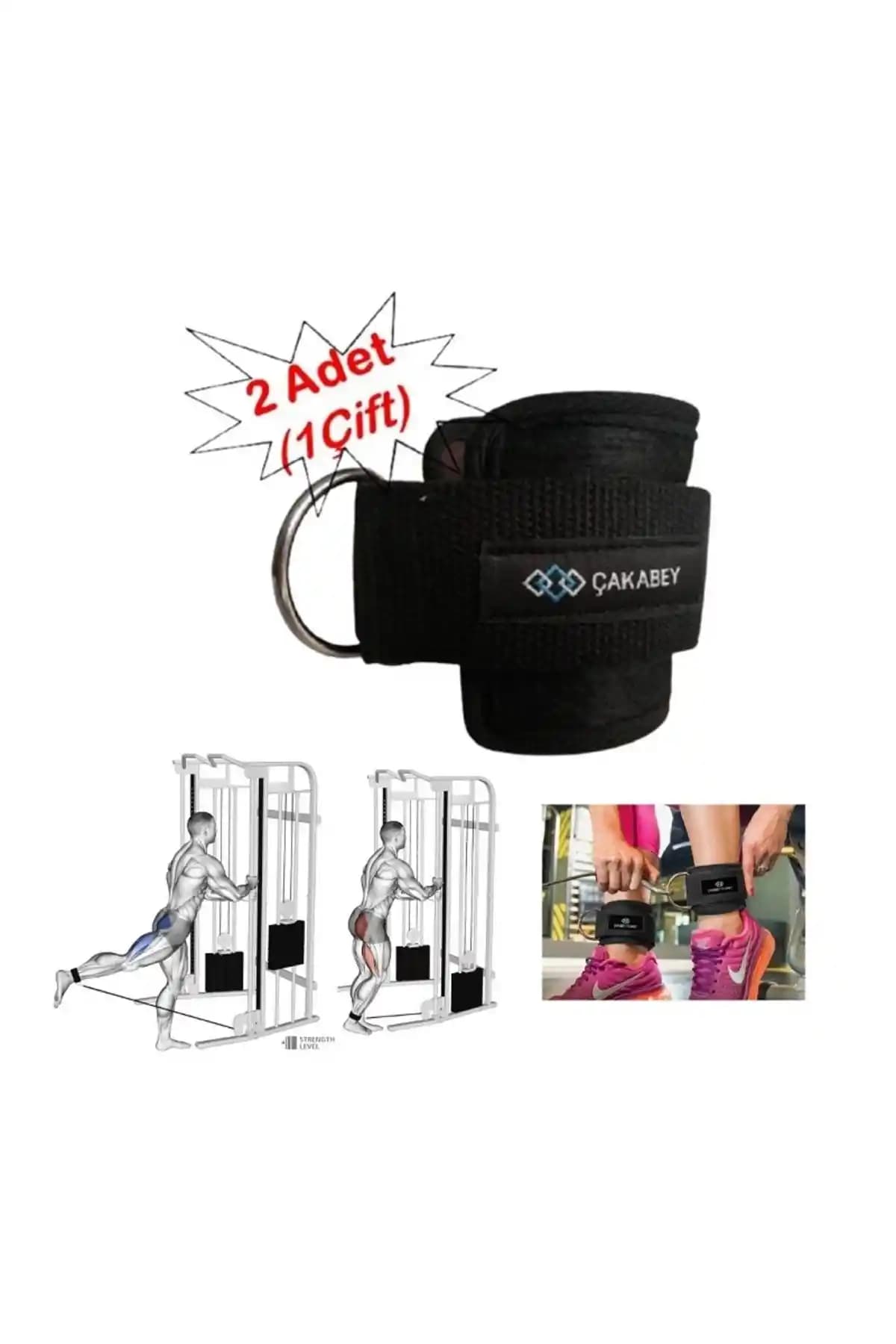 Çakabey D Ring Fitness Ayak Bileği Ağırlık Kemeri ve Profesyonel Spor Ankle Strap Karşılaştırması