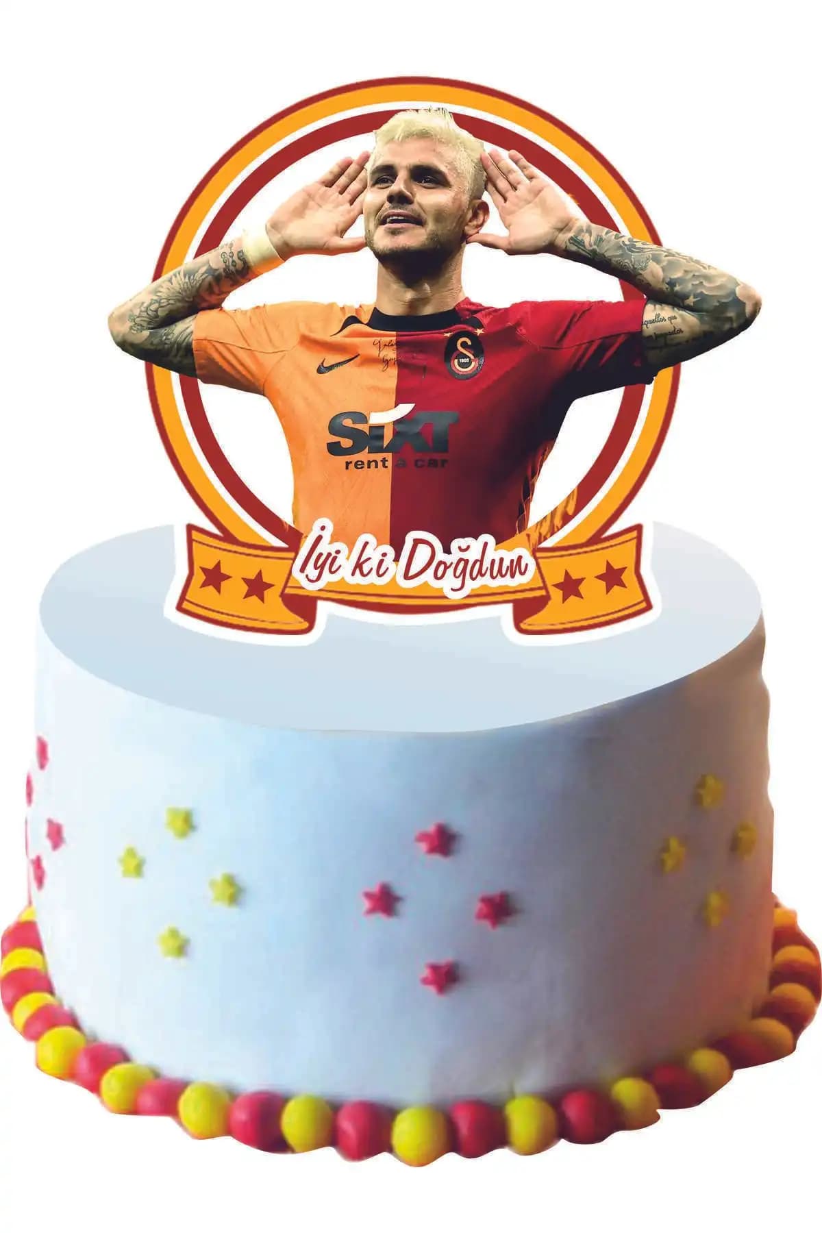 Galatasaray Temalı Pasta Süsleri ile Takım Tutkunuzu Tatlı Anlara Dönüştürün