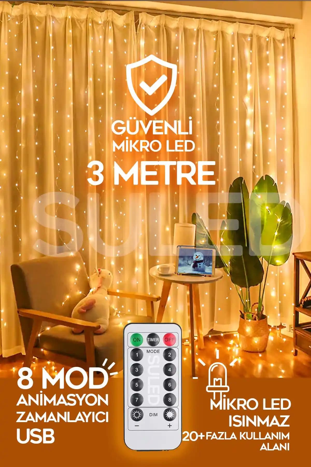 SULED Perde Led ve TechnoSmart Peri Telli Perde Led Karşılaştırması ve Özellikleri