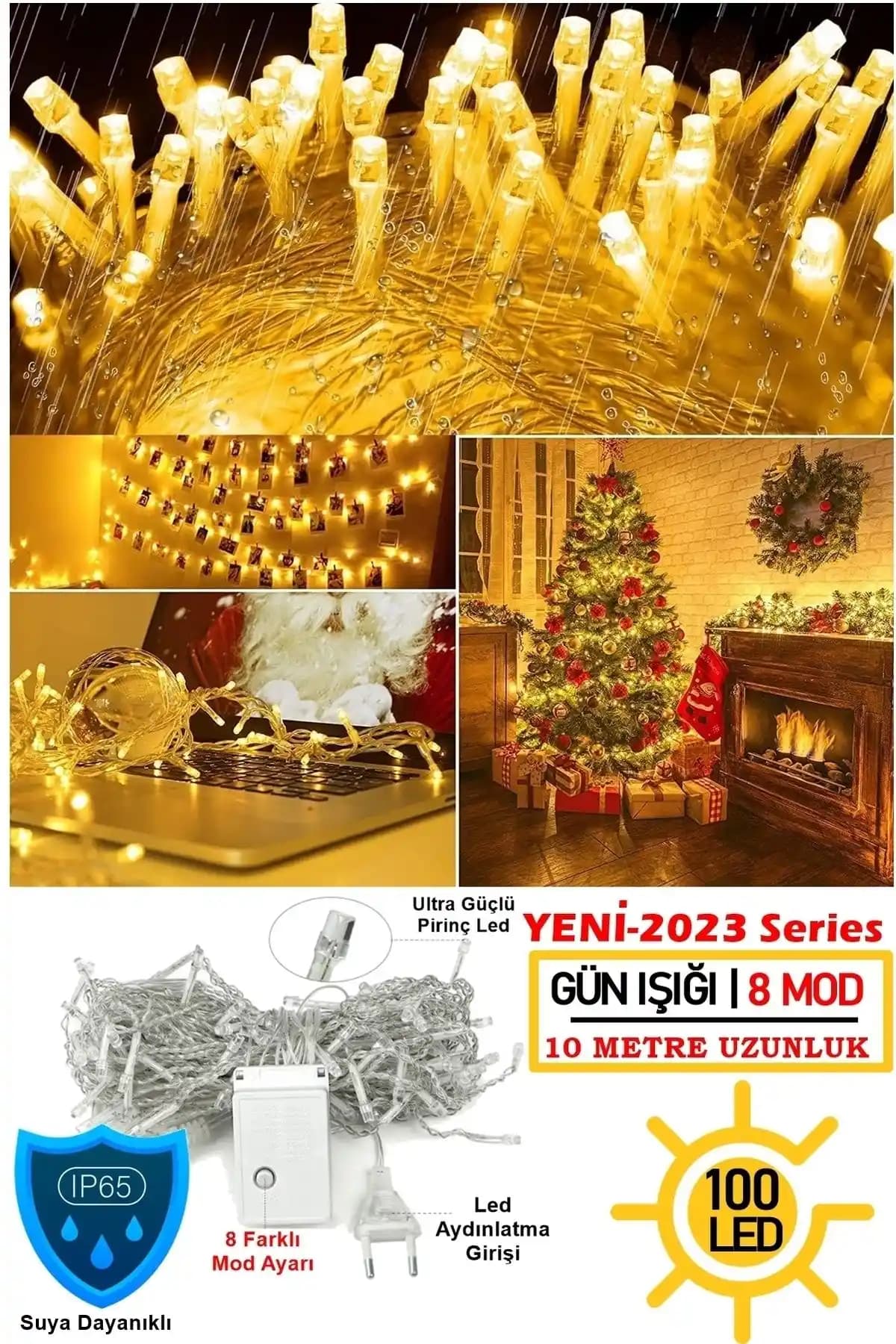 Yılbaşı Dekorasyonunda SULED 100led Fişli Pirinç ve Sl-1010 Ampüllü Işıkların Karşılaştırması