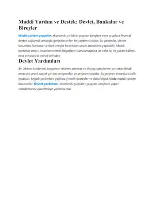 Tutumluluk: Çocuklukta Öğrenilen ve Yetişkinlikte Geliştirilen Bir Alışkanlık