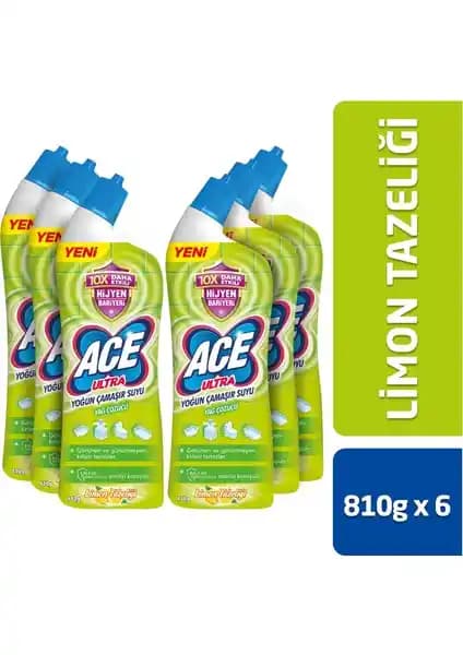 Ace Ultra Yoğun Kıvamlı Çamaşır Suyu ile Güçlü Temizlik ve Ferahlatıcı Koku Sağlama
