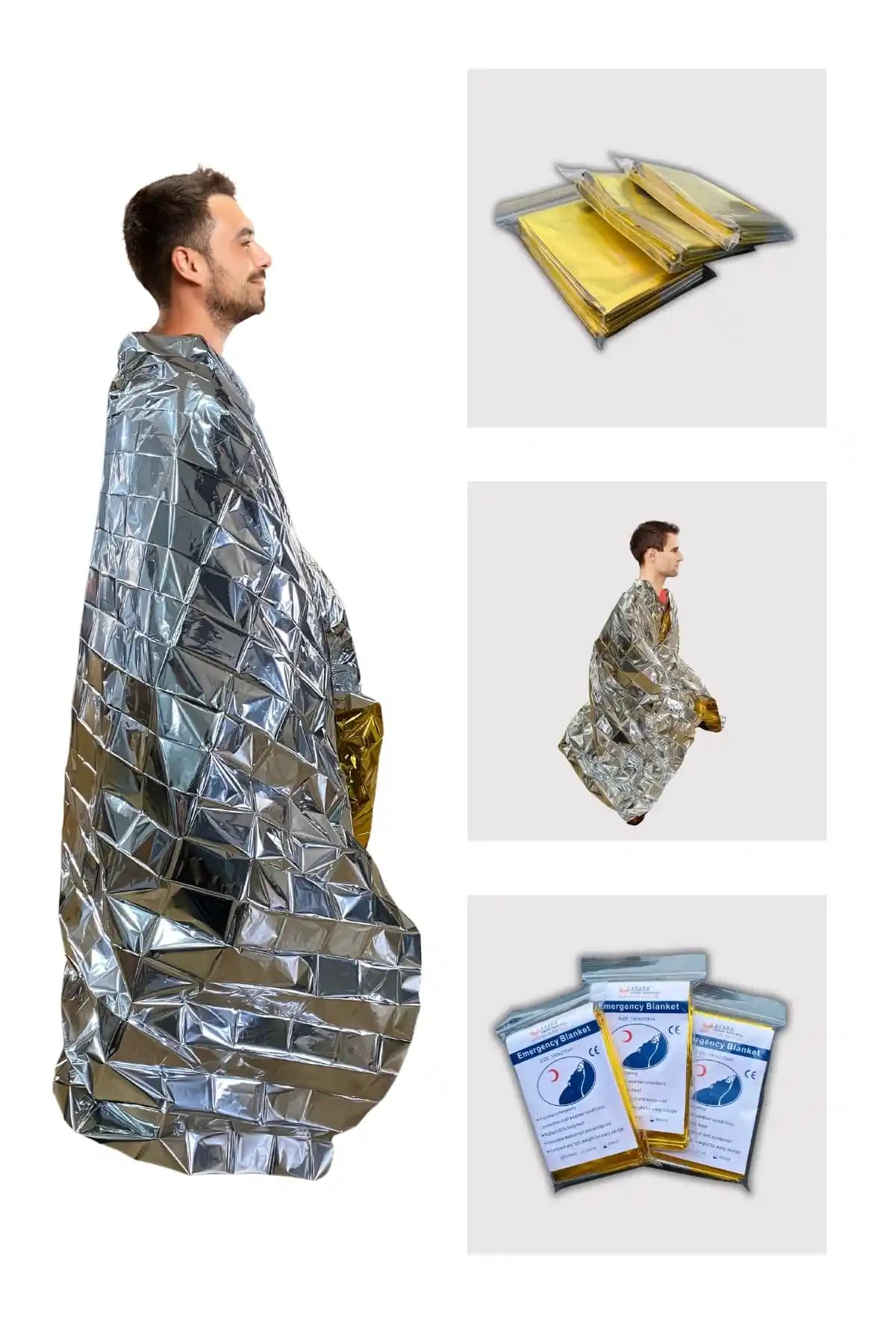 AKANA Acil Durum Termal Battaniyesi: Güvenli ve Pratik Soğuk Hava Koruma Çözümü
