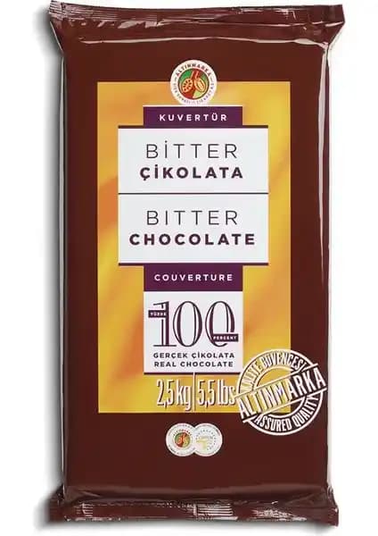 Altınmarka 2,5 Kg Bitter Kuvertür Çikolata: Yüksek Kakao Oranı ve Doğal İçeriklerle Profesyonel Kullanım