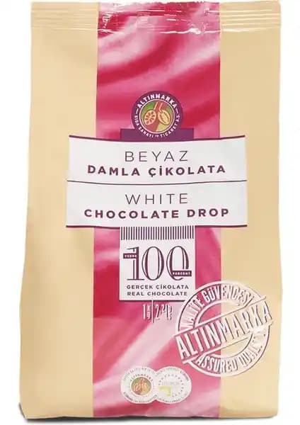 Altınmarka Alt182 Beyaz Damla Çikolata: Yüksek Kalite ve Zengin Aromayla Tatlılara Şıklık Katar