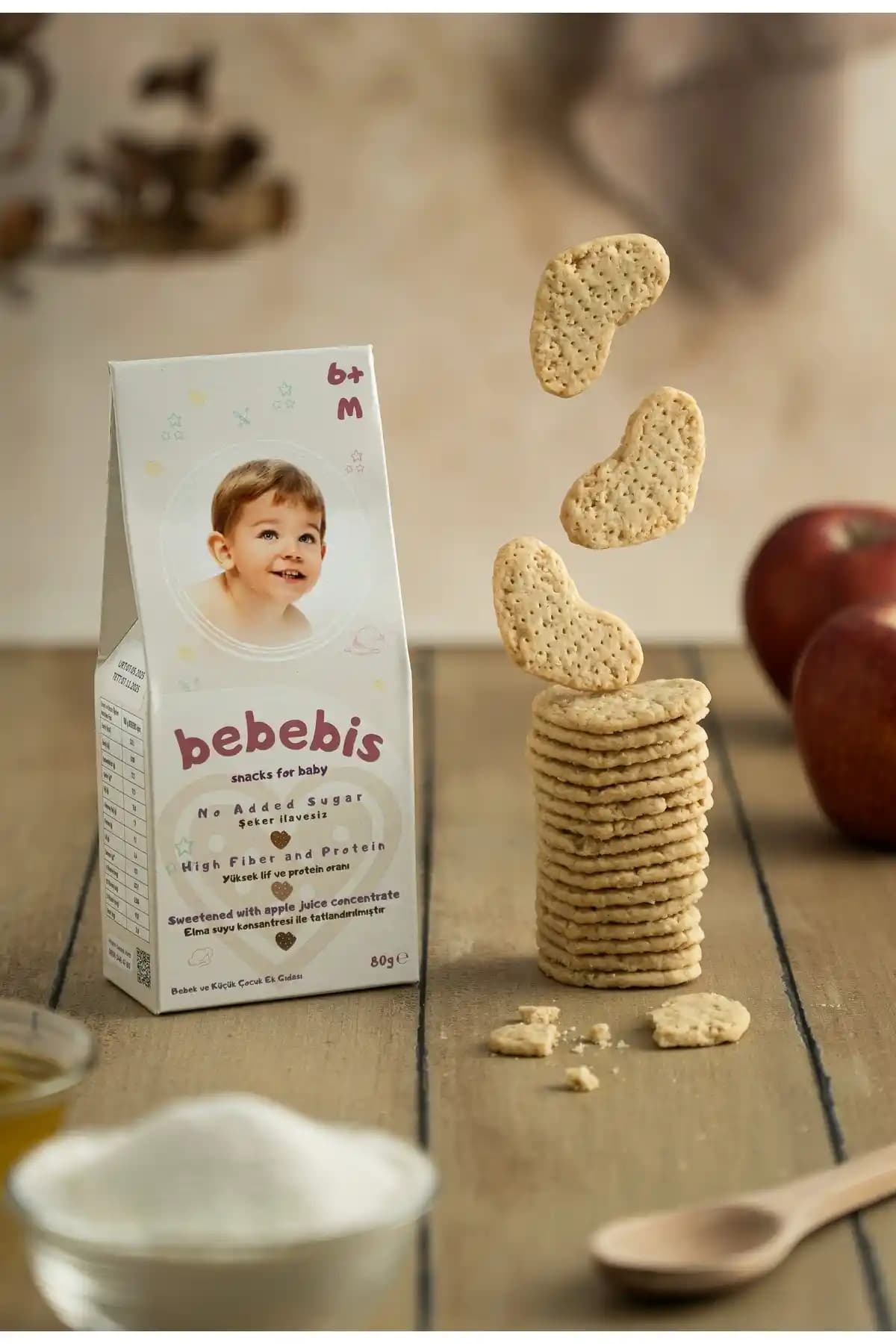 AşçıAnne Vanilyalı Bebek Bisküvisi: Doğal ve Sağlıklı Bebek Beslenme Seçeneği