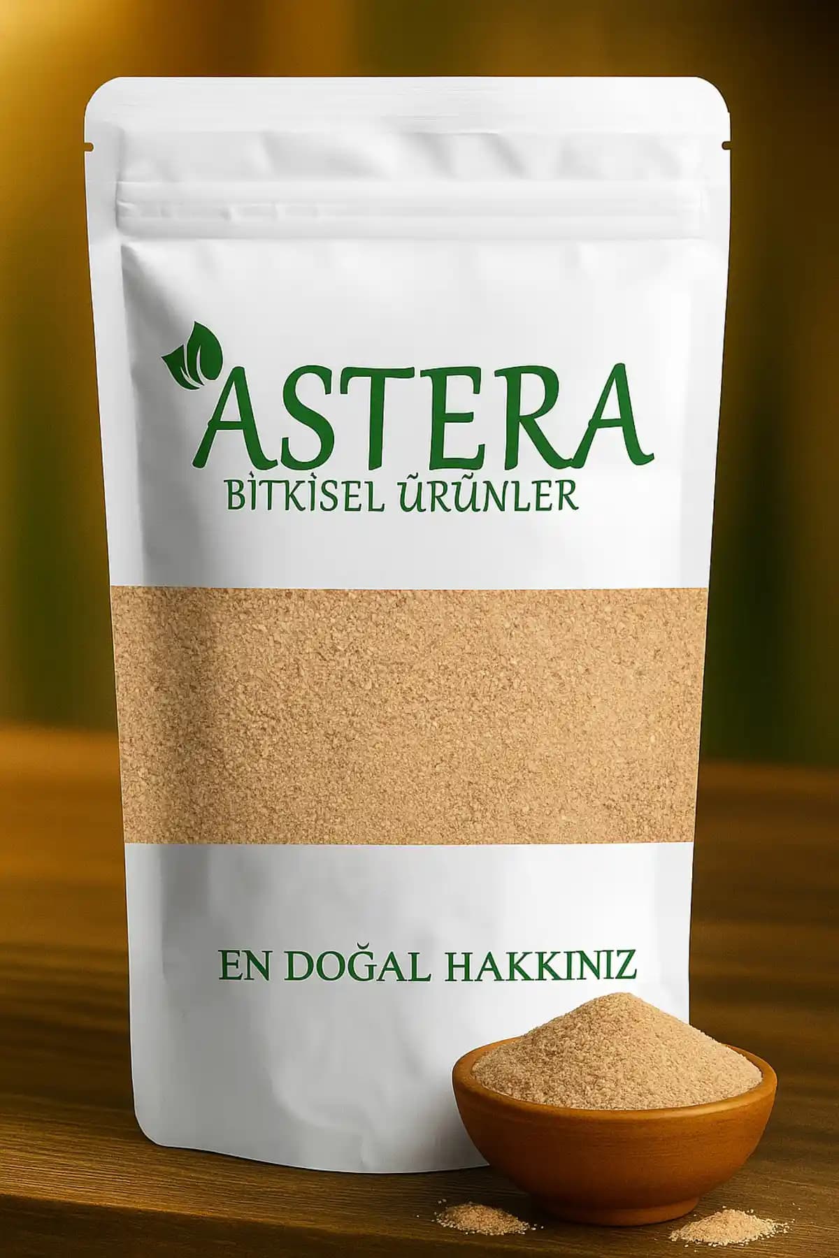 ASTERA 250 gr Glutensiz Karnıyarık Otu Tohumu Tozu Psyllium ile Sağlıklı Bağırsak Desteği