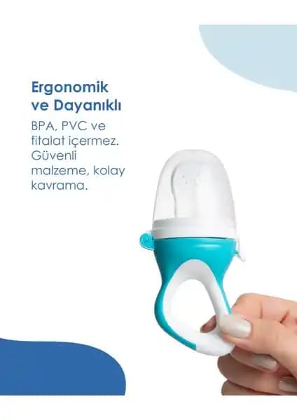 Baby Jem Silikon Meyve Sebze Emziği Güvenli ve Pratik Bebek Beslenme Çözümü