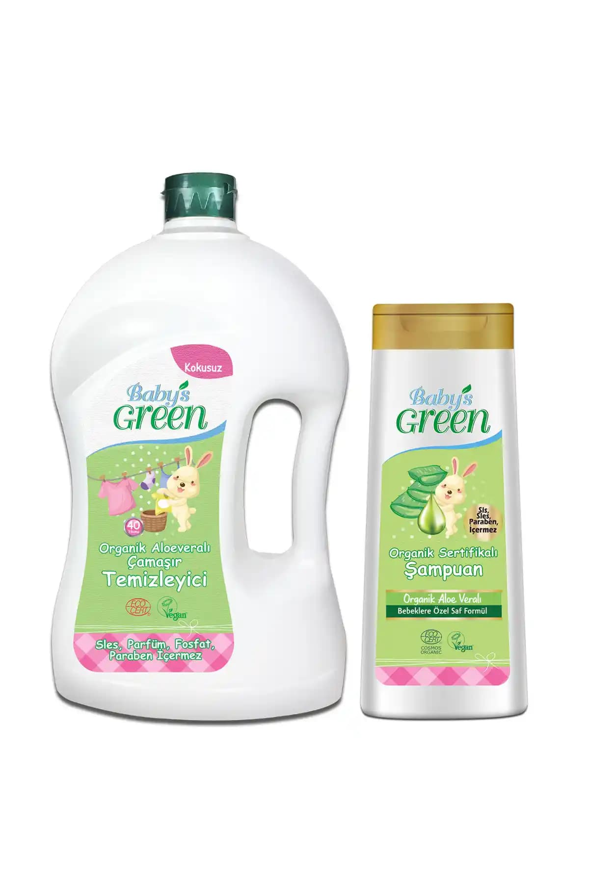 Baby's Green Organik Aloe Vera İçeren Bebek Temizlik Seti: Doğal ve Güvenilir Çözüm