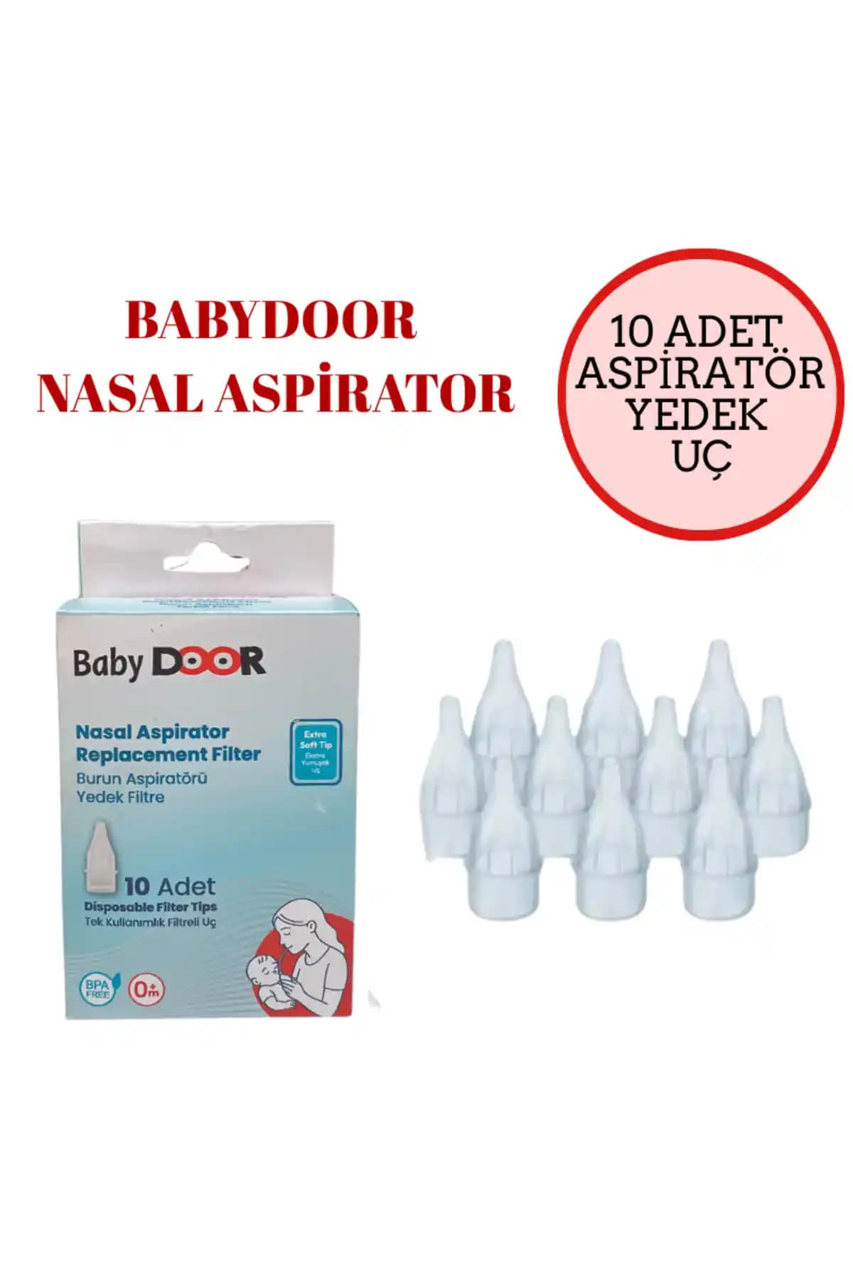 Babydoor Nazal Aspiratör Yedek Uç: Güvenilir ve Hijyenik Bebek Bakım Parçası